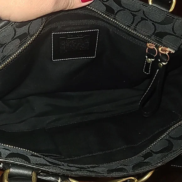 SOLD**Coach Hampton Vintage Carryall Shoulde Satchel EUC - Picture 11 of 15